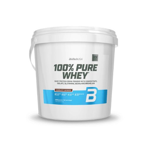 BioTechUSA 100% Pure Whey tejsavó fehérjepor - 4000 g - Bourbon Vanília