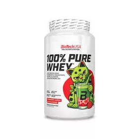   BioTechUSA 100% Pure Whey tejsavó fehérjepor - 900 g Strawberry Matcha Latte (limitált kiadás)