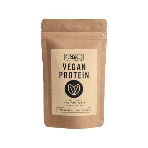 Pure Gold Natur Line Vegan Fehérje italpor - Ízesítetlen 500g