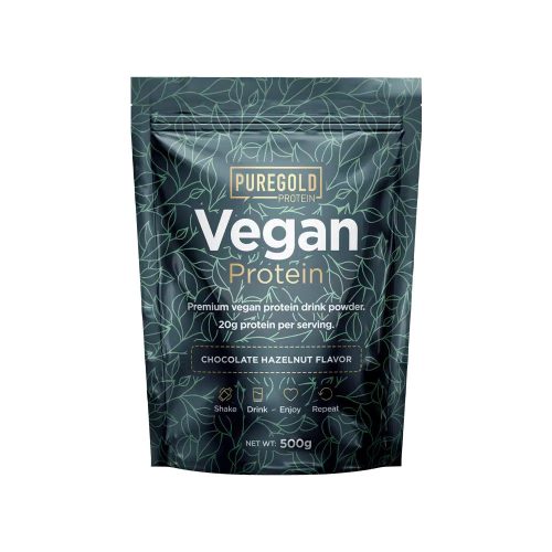 Pure Gold Vegan Protein ízesített növényi fehérje italpor 500g