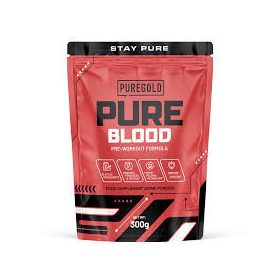   Pure Gold Pure Blood edzés előtti energizáló 300g - pink lemonade