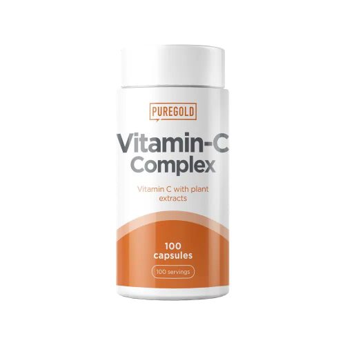 Pure Gold C-Complex C-vitamin tartalmú kapszula növényi kivonatokkal - 100 caps