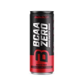   BioTechUSA BCAA Zero Amino Energy Drink - 330 ml - Málna-Lime