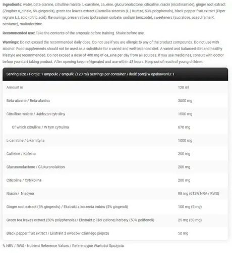 Kevin Levrone Fat Killer 2 in 1 Shot - Zsírégető és Edzés Előtti 120 ml (narancs-citrus)