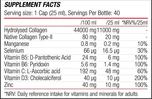 BLADE SPORT Blade Collagen Liquid Zero (1000 ml) - barack-ananász