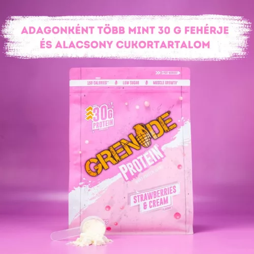 GRENADE Protein Powder - 2000 g Strawberries & cream