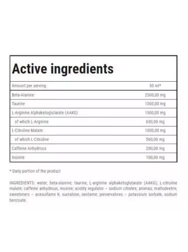 Trec nutrition - boogieman 100ml  - edzés előtti
