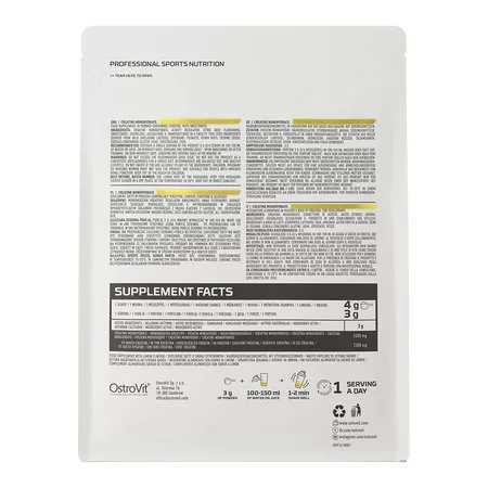 OstroVit Creatine monohydrate  500 g - citrom         