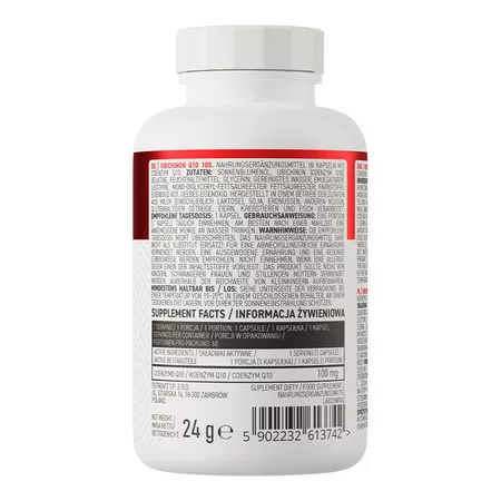 OstroVit Ubichinon Q10 100mg - 60 kapszula