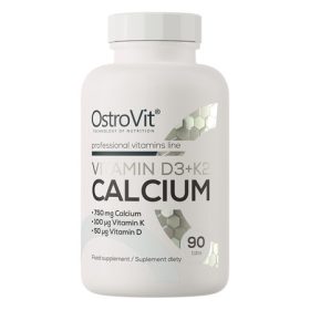 OstroVit Vitamin D3 + K2 + Kalcium 90 tabletta