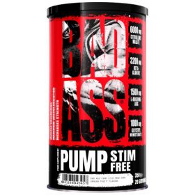   Bad Ass Nutrition Pump Stim Free edzés előtti energizáló - 350g citrus-barack