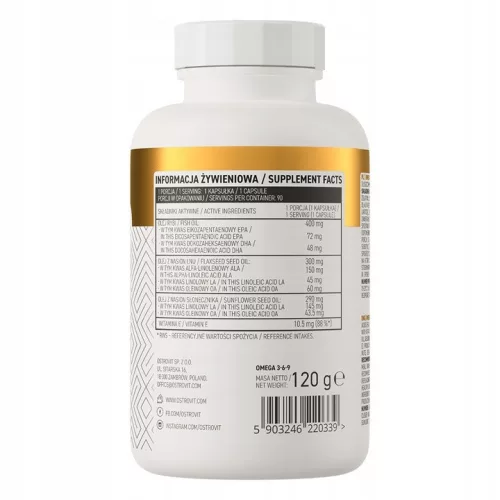 OstroVit - Omega 3-6-9 90 kapszula