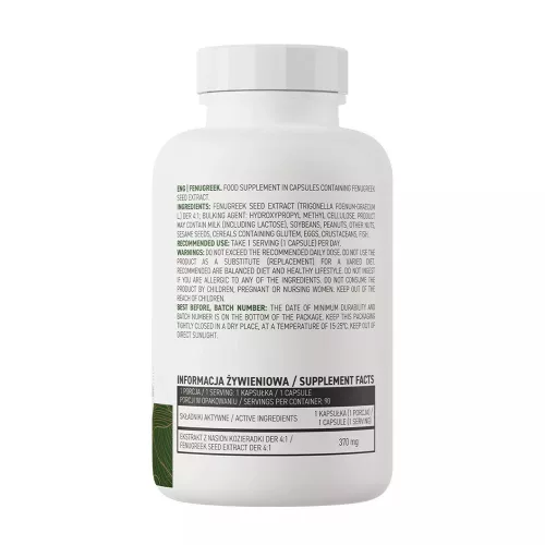 Ostrovit Fenugreek (görögszéna) VEGE  - 90 kapszula