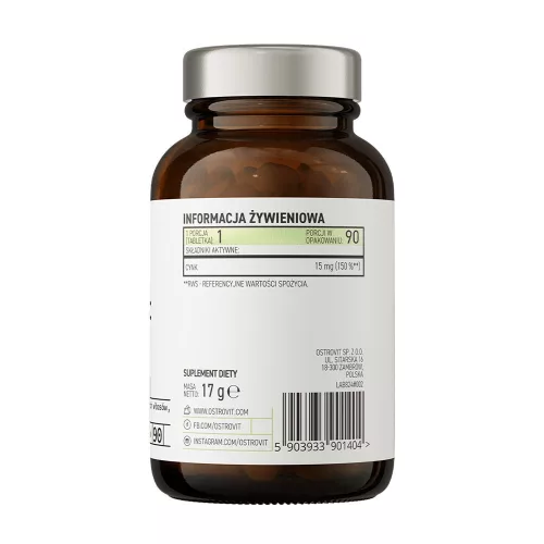 OstroVit Pharma - Organic Zink - 90 tabletta
