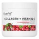 OstroVit Collagen + Vitamin C 200 g - málnás limonádé mentával