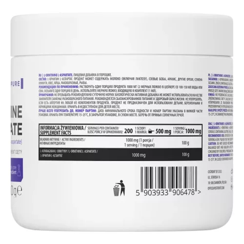 Ostrovit L-Ornithine L-Aspartate  200 g - natúr