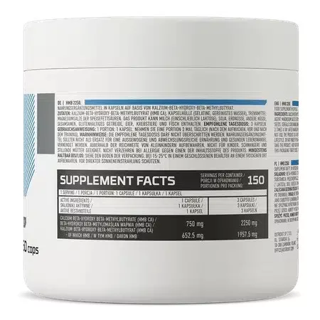 OstroVit HMB 2250 mg 150 kapszula 