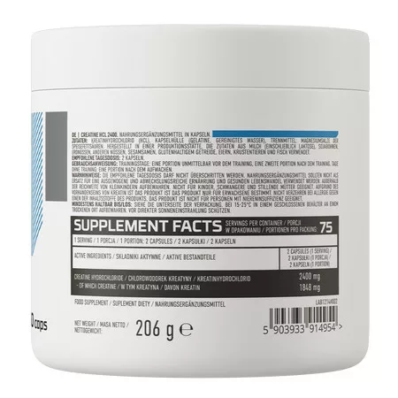 OstroVit Creatine HCL 2400mg -  150 Kapszula     