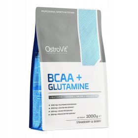 OstroVit BCAA + Glutamine 1000 g - Strawberry & berry