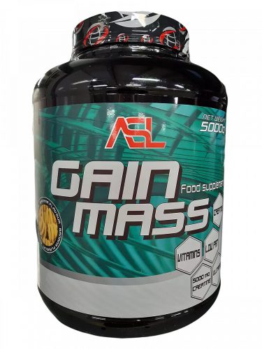 ALLSPORTS LABS Gain Mass 1kg / 5kg - vanília, 5000 g