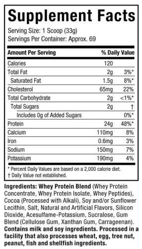 MuscleTech Nitro Tech 100% Whey Gold 2270 g