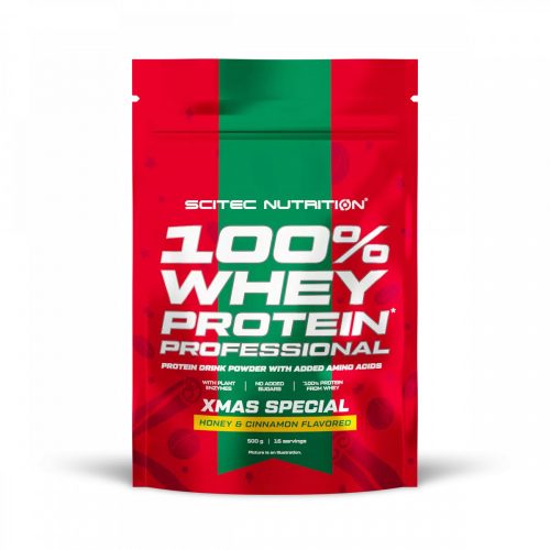 Scitec Nutrition 100% Whey Professional (0,5 kg) -limited edition - méz-fahéj