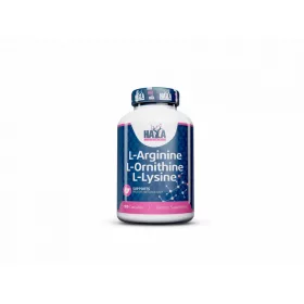 Haya Labs – L-Arginine L-Ornithine L-Lysine / 100 kapszula