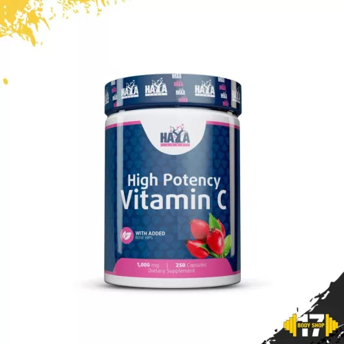 Haya Labs – Vitamin C with Rose Hips 1000mg / 250 Caps.