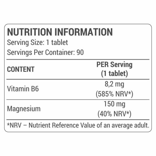 Dorian Yates - MAGNESIUM+B6 ORGANIC - 90tabs