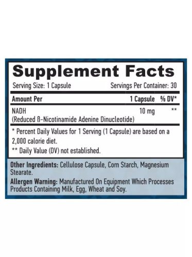  Haya Labs NADH 10 mg - 30  kapszula