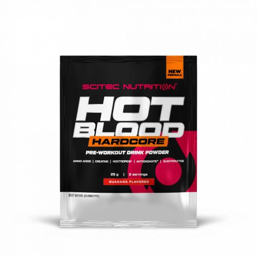 Scitec Nutrition Hot Blood Hardcore (25 gr.) - piros gyümölcsök