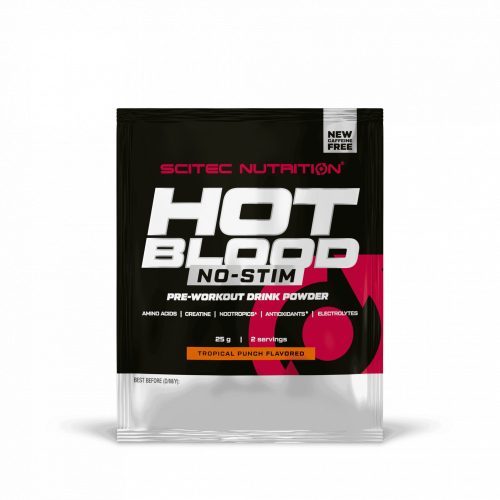 Scitec Nutrition Hot Blood No-Stim 25g - narancs dzsúz