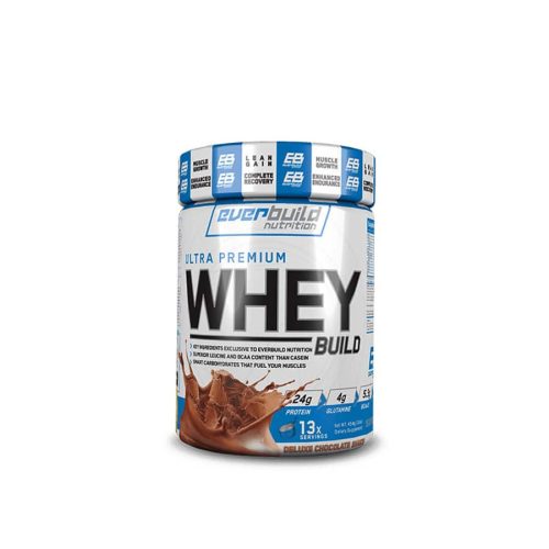 EverBuild Nutrition – Ultra Premium WHEY BUILD™ 908 g / 2270 g - Deluxe Chocolate Shake, 2270