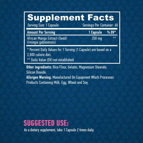 Haya Labs – African Mango 350mg / 60 Caps