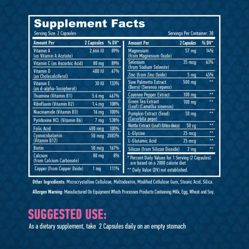 Haya Labs – Prostate Health 60 Caps.