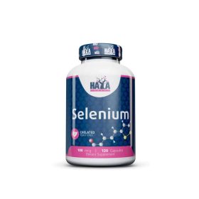   Haya Labs – Selenium /Chelated -yeast free/ 100mcg. (120 caps.)
