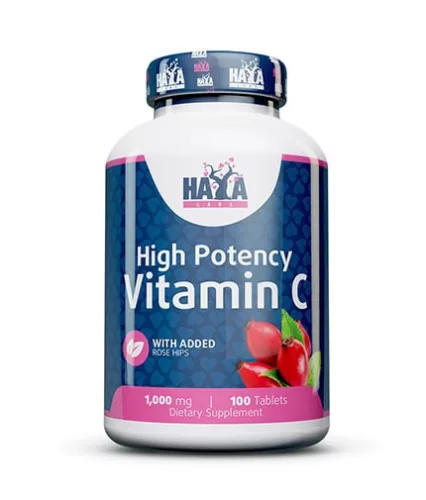Haya Labs – Vitamin C with Rose Hips 1000 mg / 100 Vtab