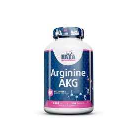 HAYA LABS - Arginine AKG 1000mg. / 100 tabs