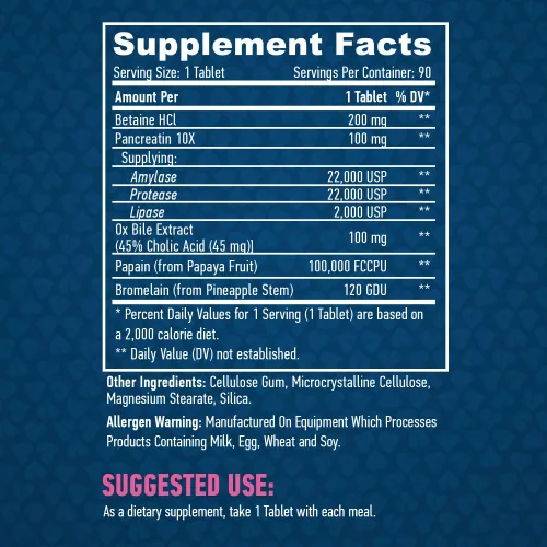 Haya Labs – Super Enzyme Complex / 90tabs 