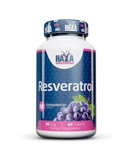 Haya Labs - Resveratrol 40mg. / 60 tabletta  - Szív- és érrendszer 