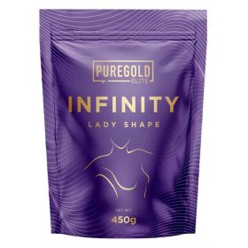  Pure Gold Infinity Lady Shape étkezés helyettesítő shake 450g - Peach-Yoghurt