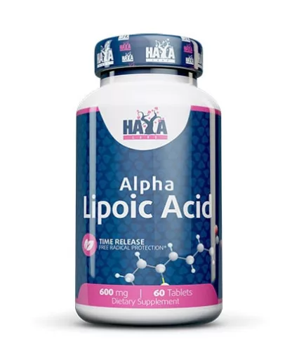 Haya Labs – Alpha Lipoic Acid /Time Release/ 600 mg. / 60 Tabs
