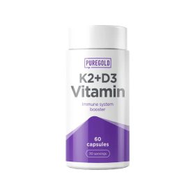   Pure Gold K2+D3 Vitamin csont- és immunrendszer védő kapszula - 60 caps