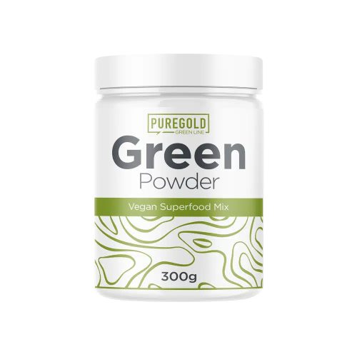 Pure Gold Green Powder - Gyümölcs és zöldség keverék alapú italpor 300g