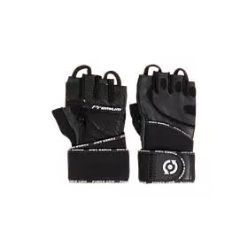   Scitec Nutrition MADMAX csuklószorítós bőr edzőkesztyű (pár)