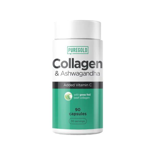 Pure Gold Collagen & Ashwagandha étrend-kiegészítő kapszula - 90 caps