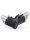 MADMAX Rainbow Fitness kesztyû - black/cyan - S