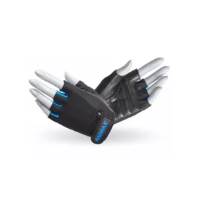 MADMAX Rainbow Fitness kesztyû - black/cyan - XS