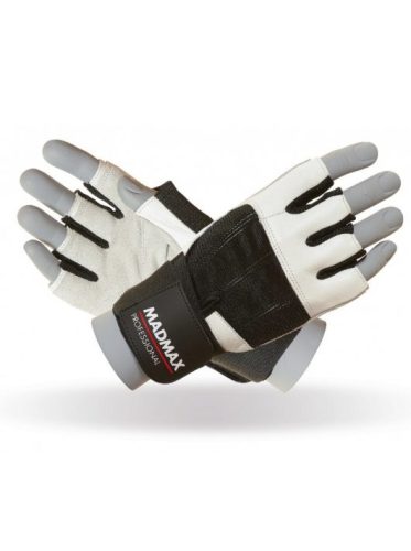MADMAX Professional White csuklószorítós kesztyû - XXL