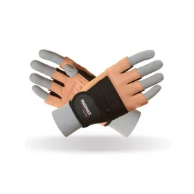 MADMAX Fitness Natural Brown kesztyû - S